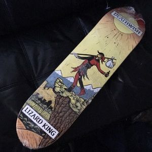 Deathwish Lizard King skateboard deck